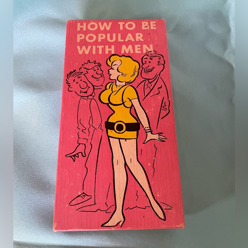 Vintage art mod 1969  franco American novelty how to be popular vtg gift display